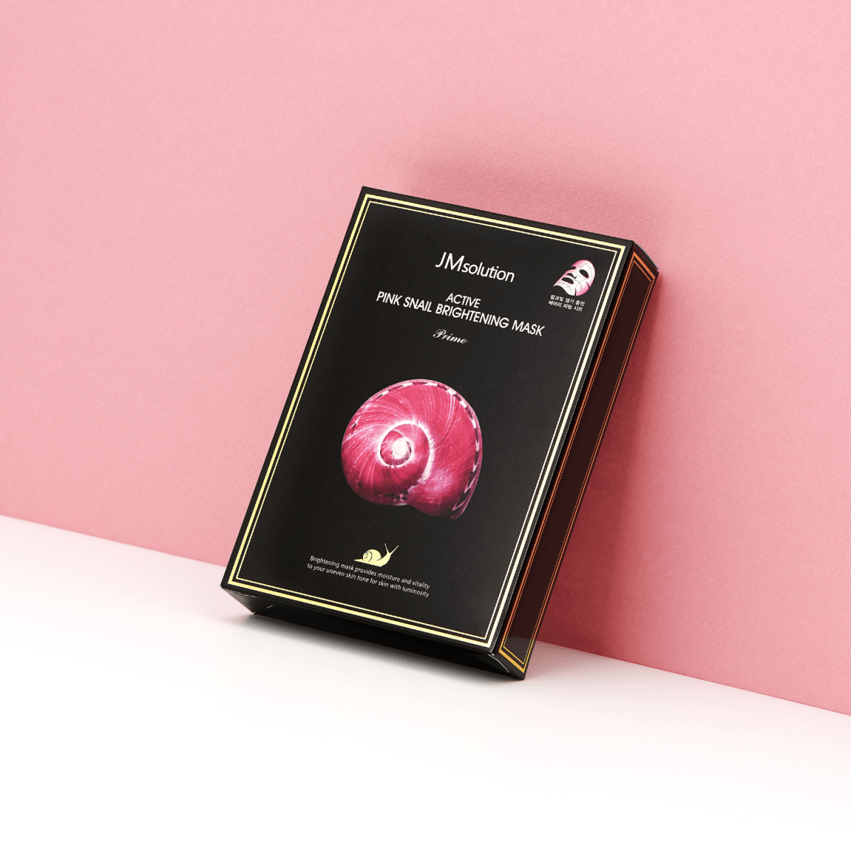 JMsolution Active Pink Snail Brightening Mask Box [10pcs] | La Cosmetique