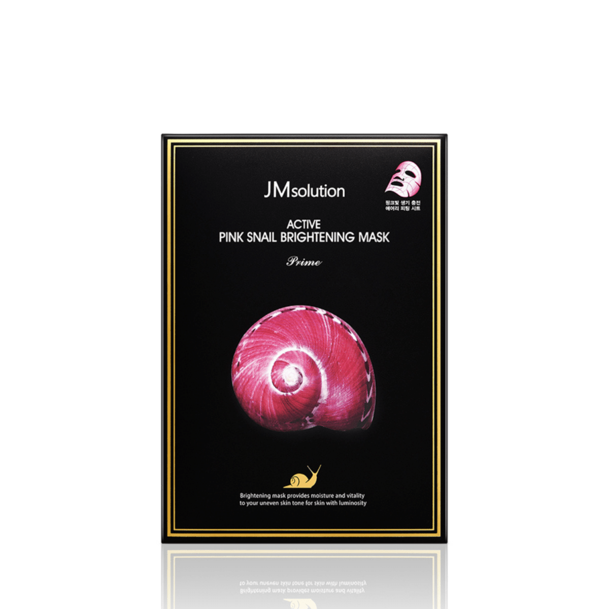 JMsolution Active Pink Snail Brightening Mask Box [10pcs] | La Cosmetique