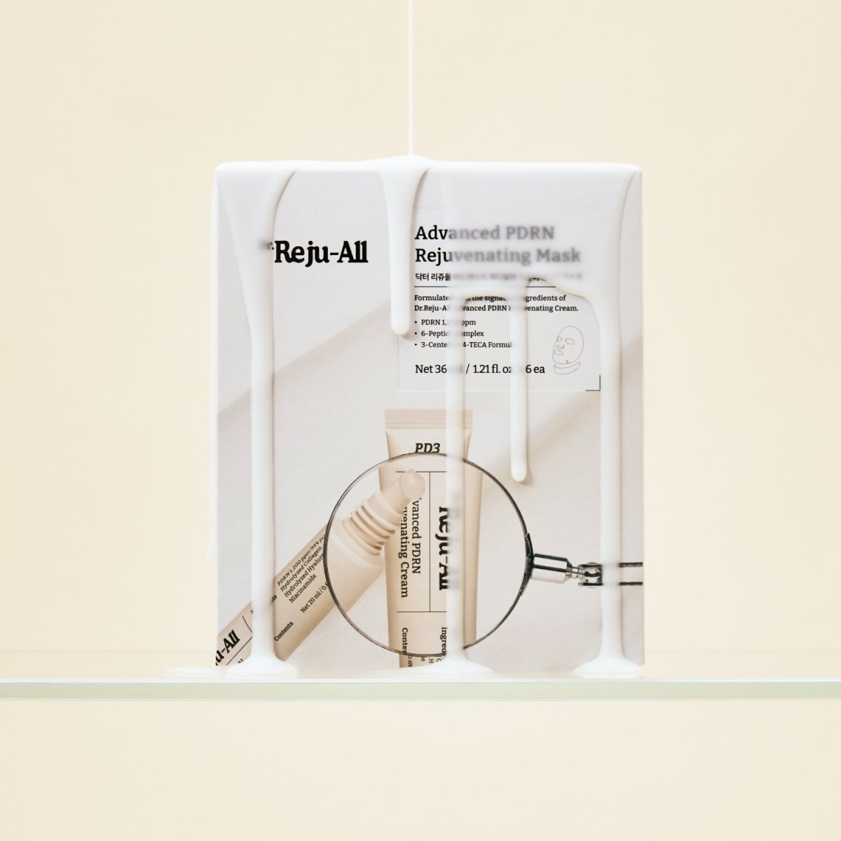 Dr.Reju-All Advanced PDRN Rejuvenating Sheet Mask Box, 4-piece package