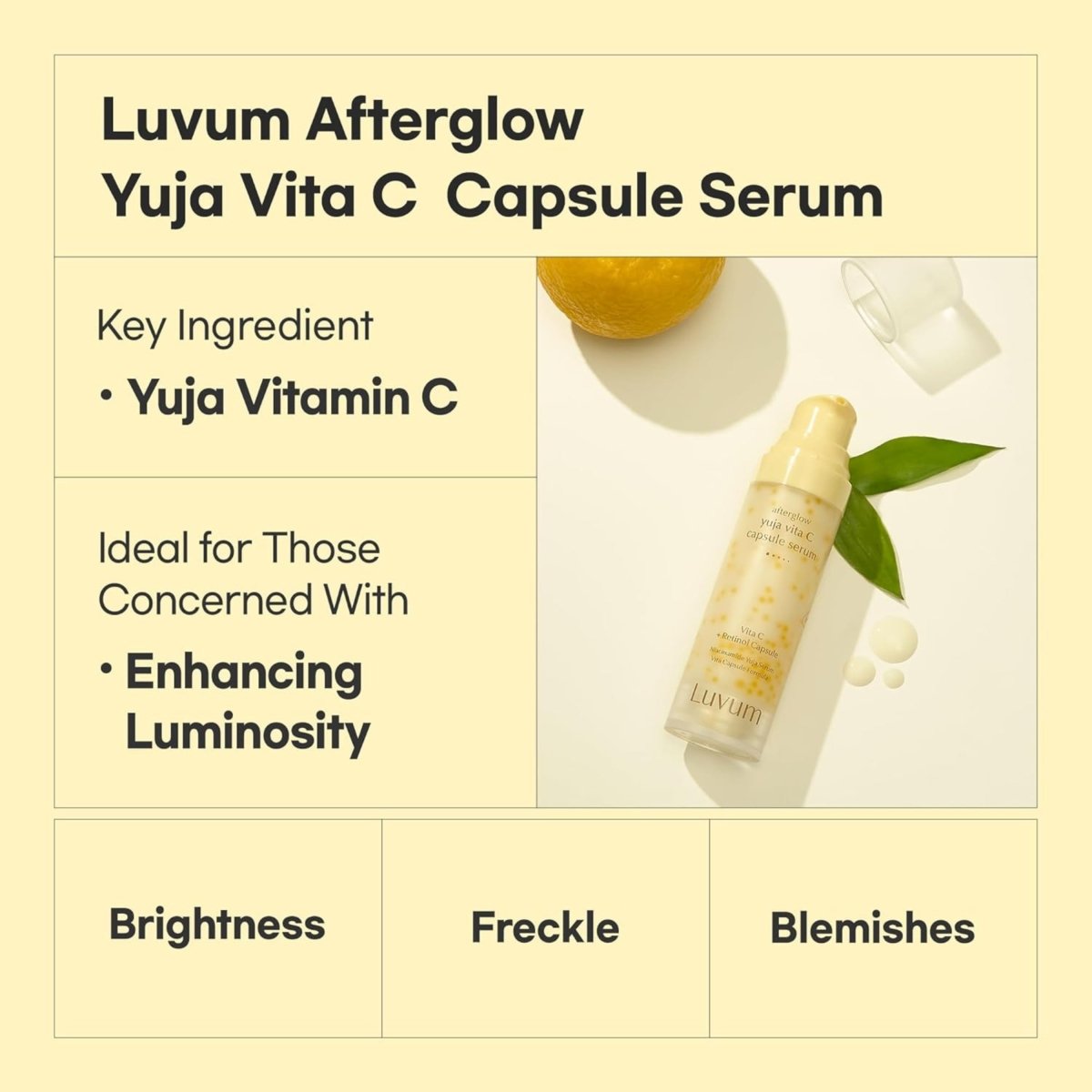Luvum Afterglow Yujavita C Capsule Serum 30Ml | La Cosmetique