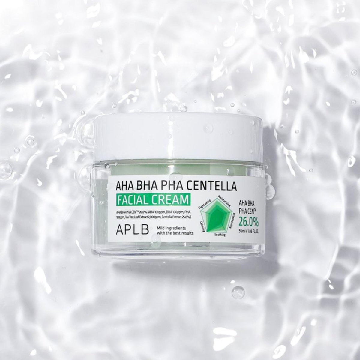 APLB AHA BHA PHA Centella Facial Cream 55ml | La Cosmetique