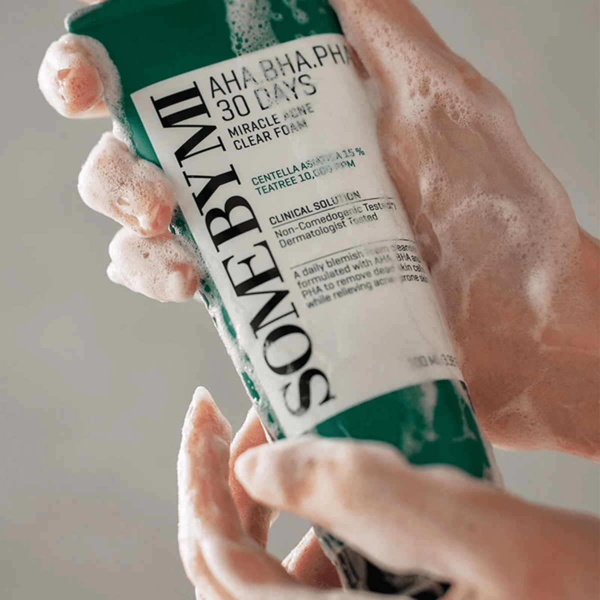 Some By Mi AHA.BHA.PHA 30 Days Miracle Acne Clear Foam 100ml | La Cosmetique