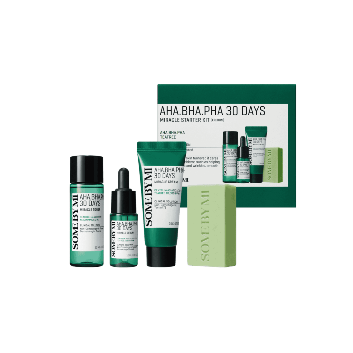 Some By Mi AHA.BHA.PHA 30 Days Miracle Starter Kit 4-Piece Set | La Cosmetique