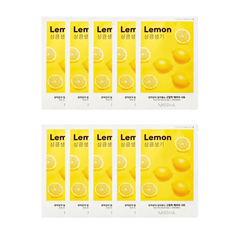 Airy Fit Sheet Mask [Lemon] 10pc Bundle