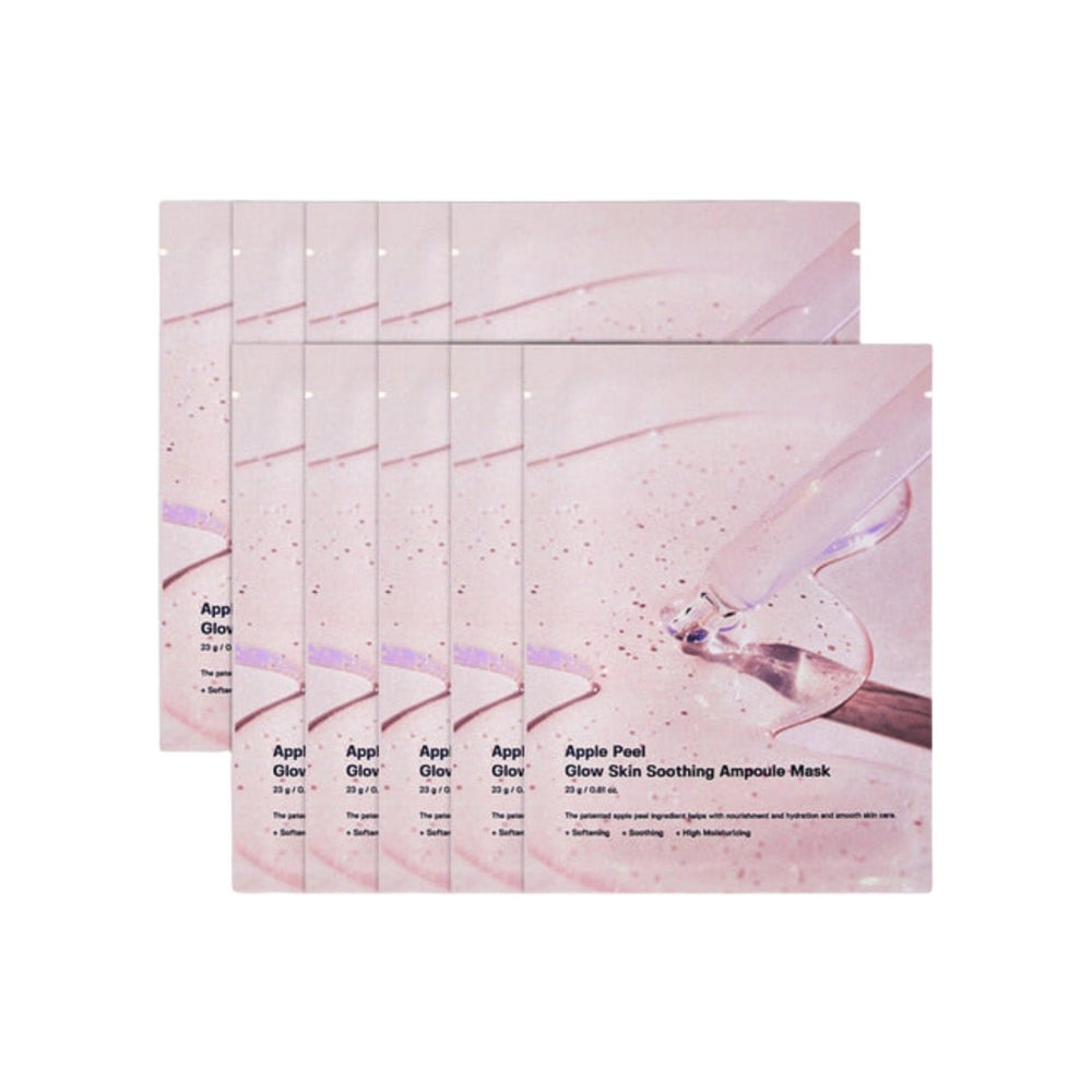 Apple Peel Glow Skin Soothing Ampoule Mask Box [10pcs]