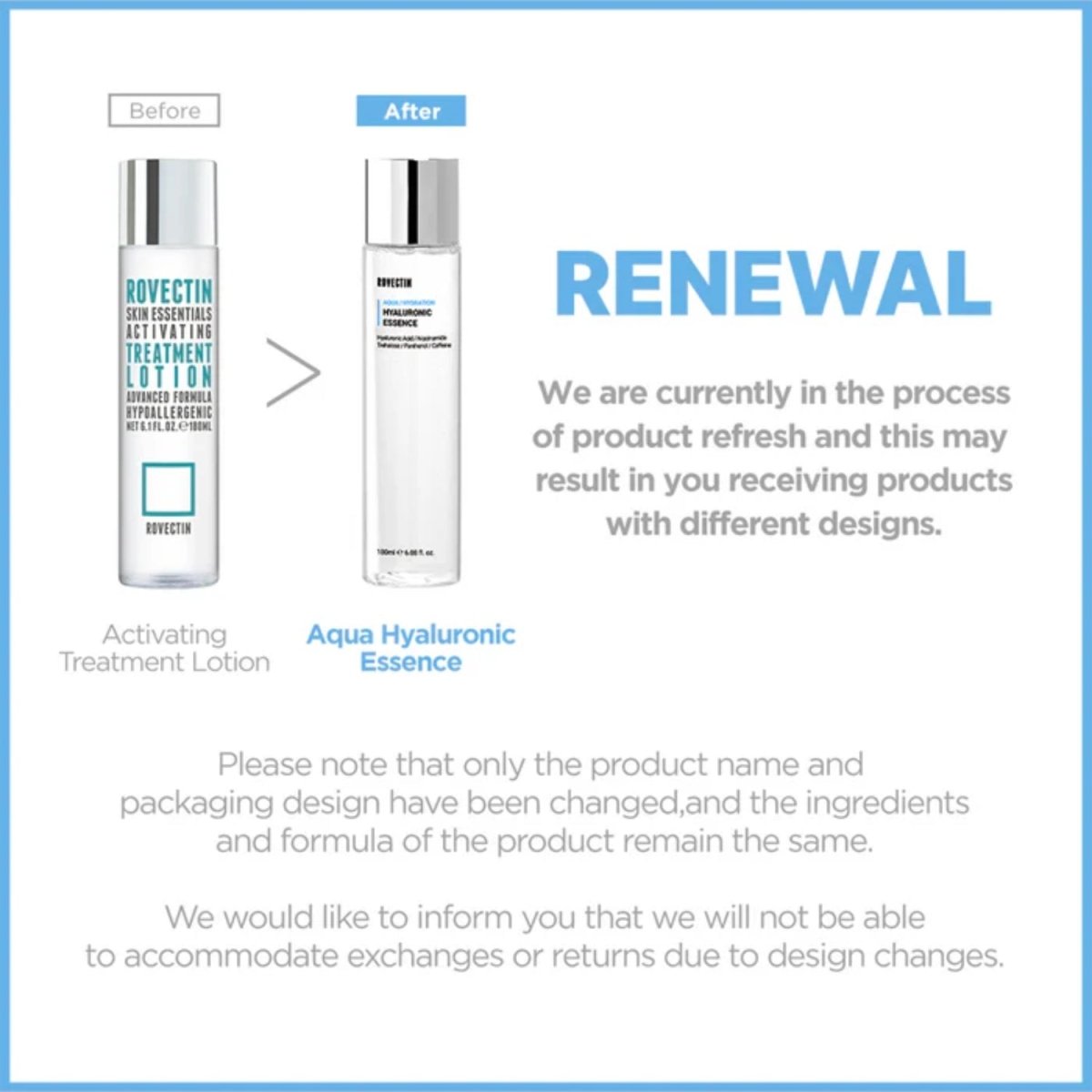 Rovectin Aqua Hyaluronic Essence 100ml | La Cosmetique