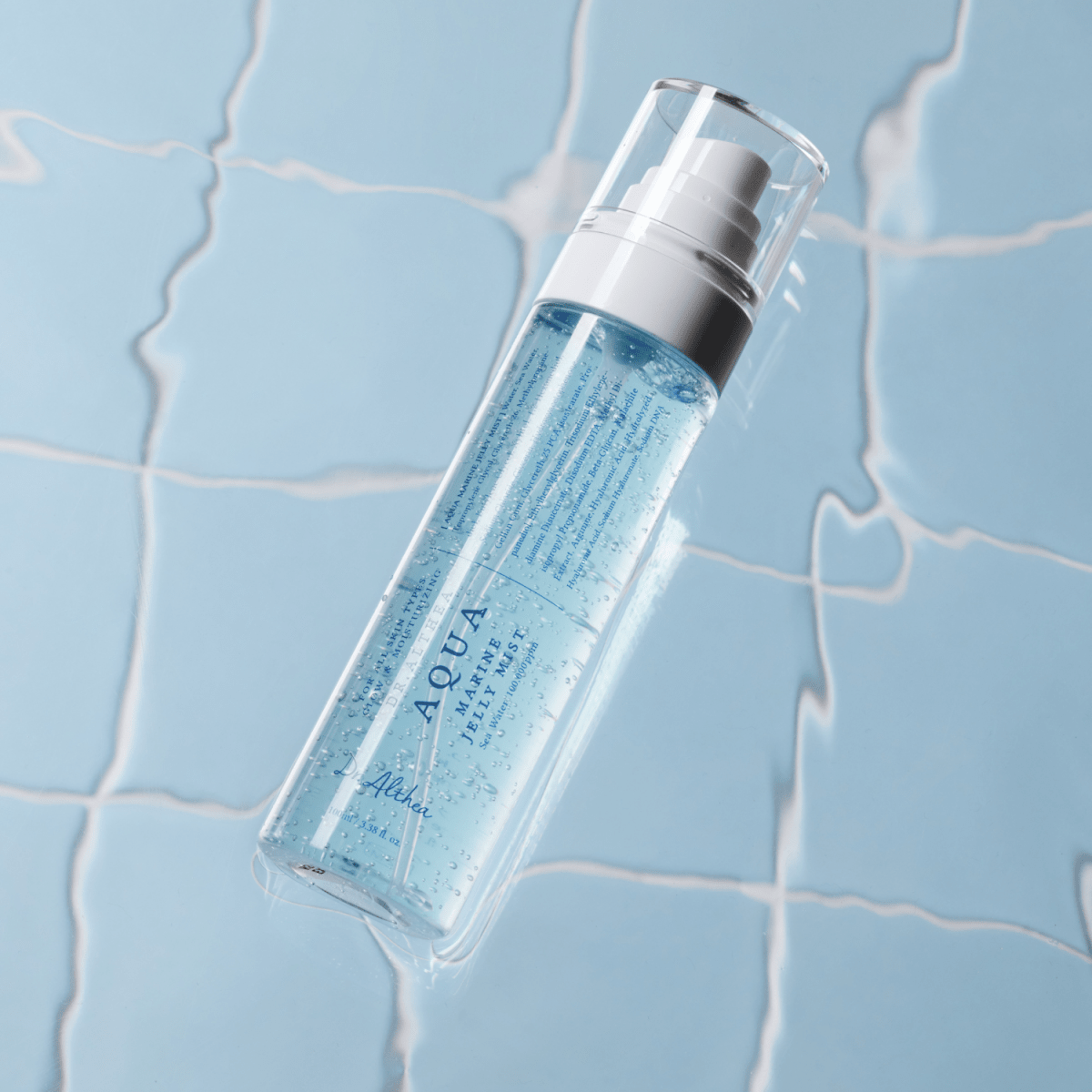 Dr.Althea Aqua Marine Jelly Mist 100ml face mist bottle with aqua marine packaging