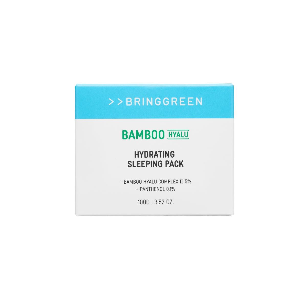 Bring Green Bamboo Hyalu Hydrating Sleeping Pack 100g | La Cosmetique