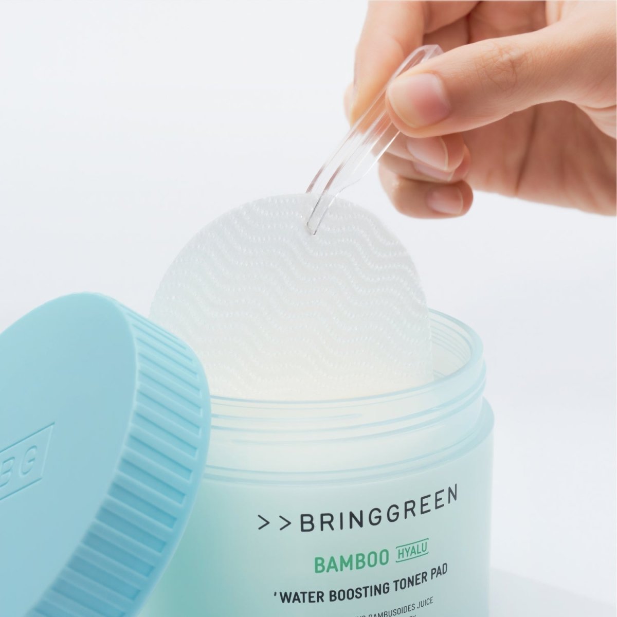 Bring Green Bamboo Hyalu Water Boosting Toner Pad + Refill | La Cosmetique
