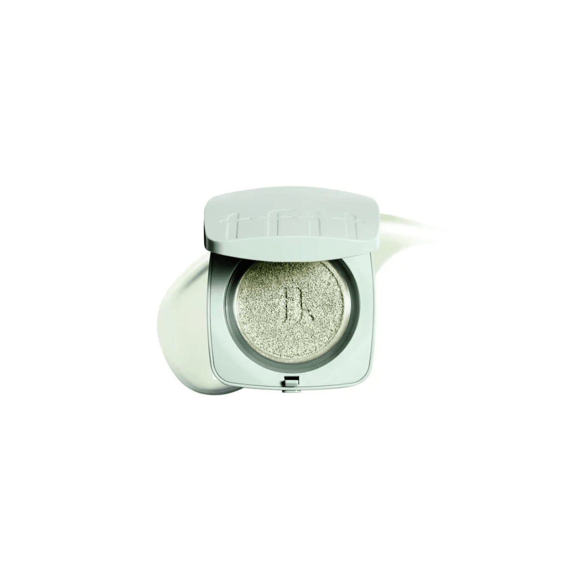 TFIT Base Fit Tone Up Sun Cushion foundation in a compact with a smooth, lightweight formula and a natural finish.
