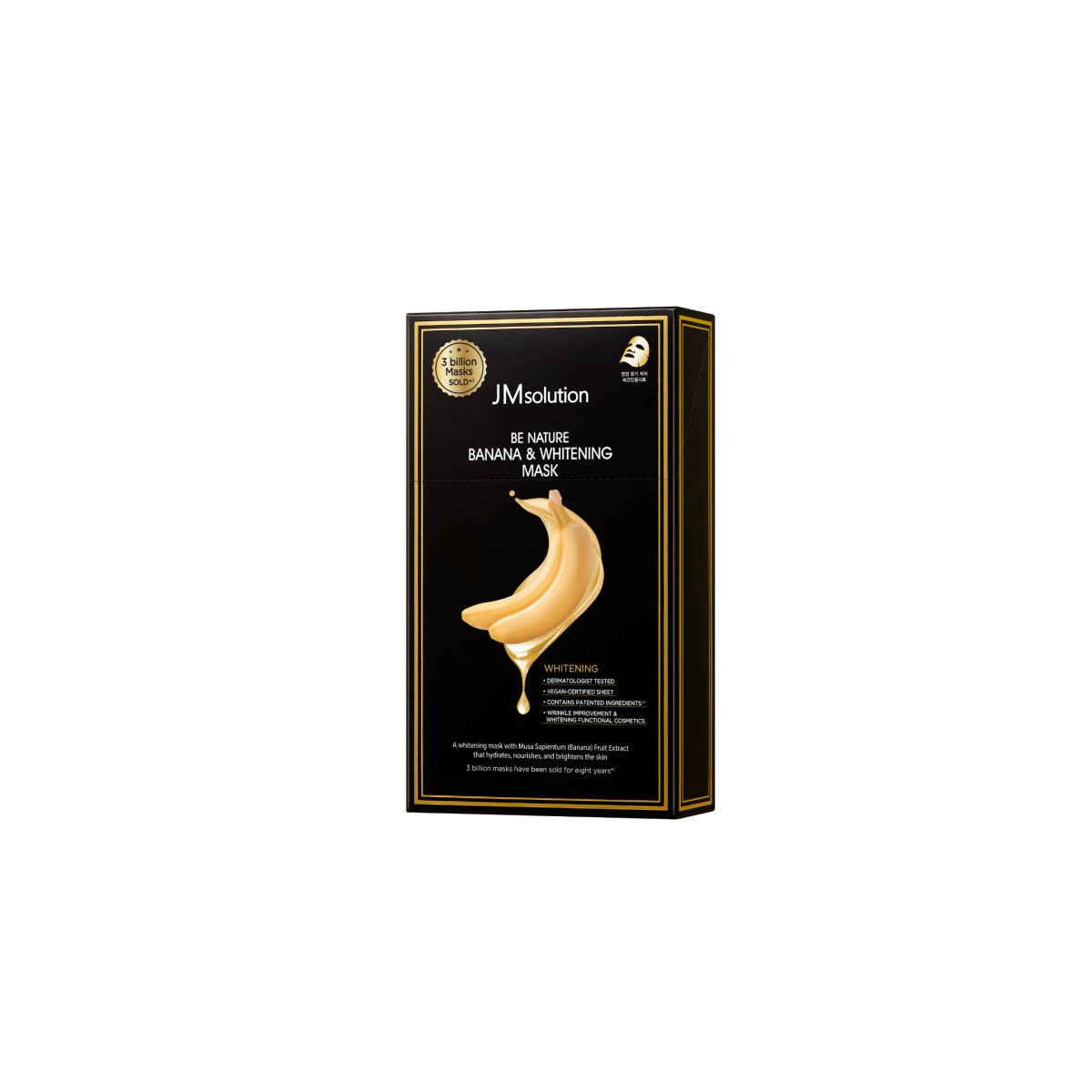 JMsolution Be Nature Banana & Whitening Mask Box [10pcs] | La Cosmetique