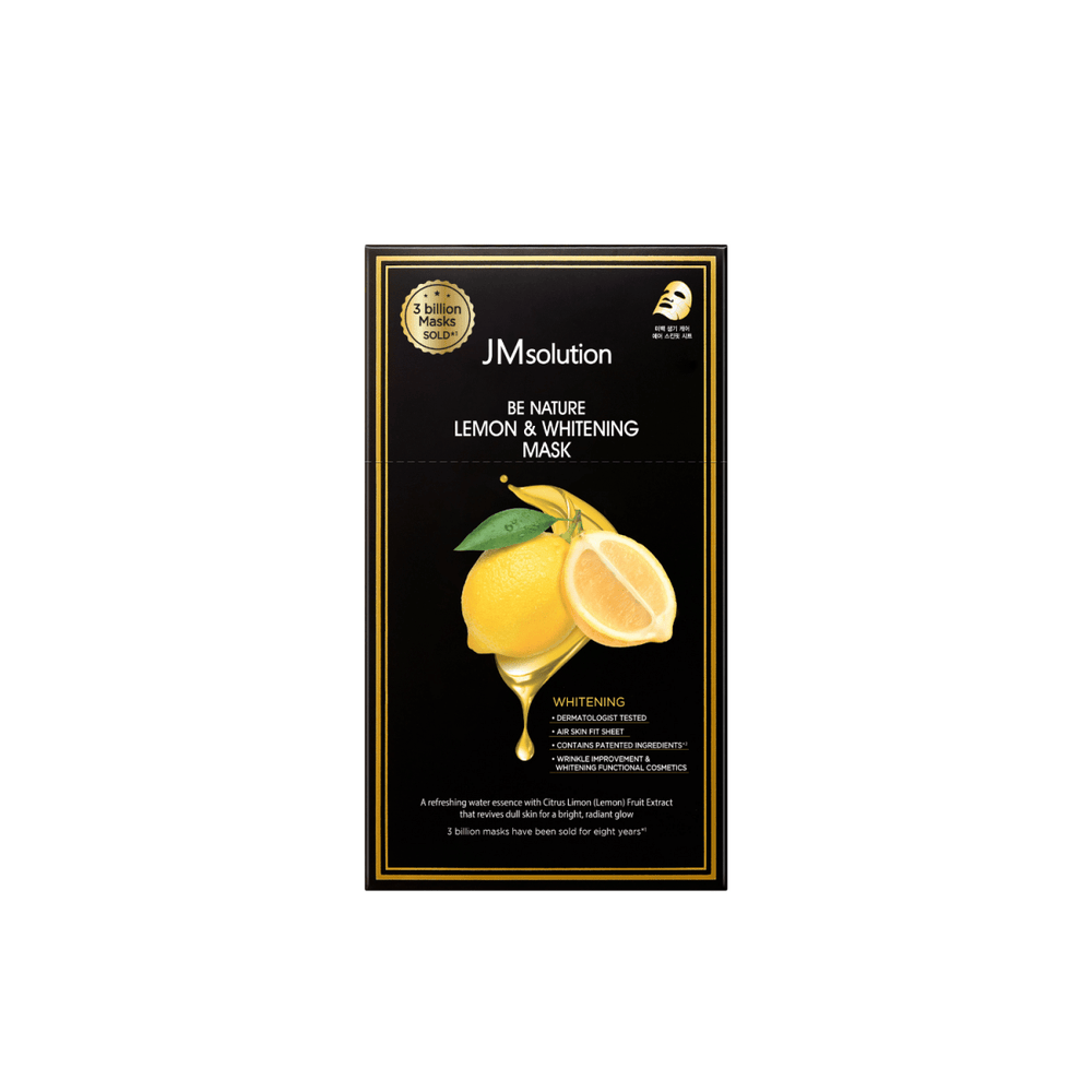 Be Nature Lemon & Whitening Mask Box [10pcs]