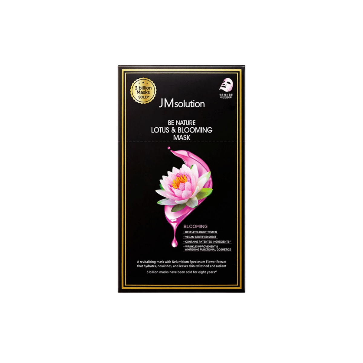 JMsolution Be Nature Lotus & Blooming Mask Box [10pcs] | La Cosmetique