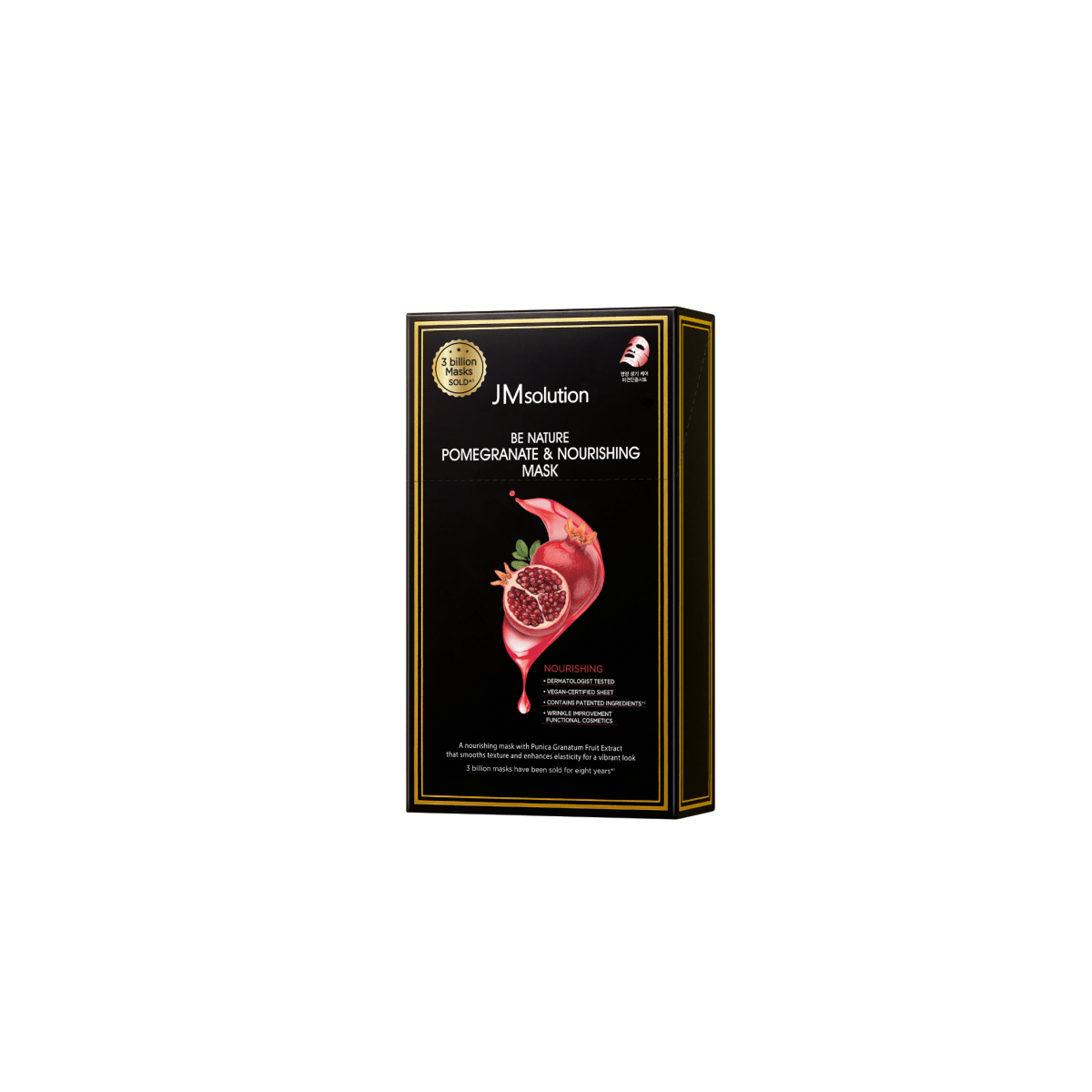 JMsolution Be Nature Pomegranate & Nourishing Mask Box [10pcs] | La Cosmetique