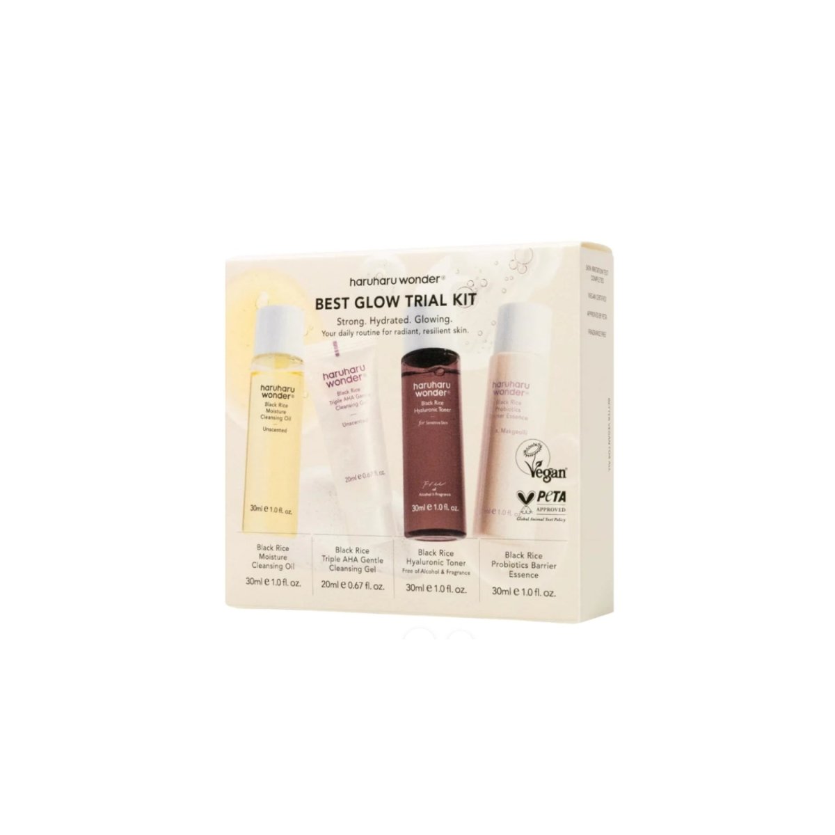 Haruharu Wonder Best Glow Trial Kit [Mini] | La Cosmetique