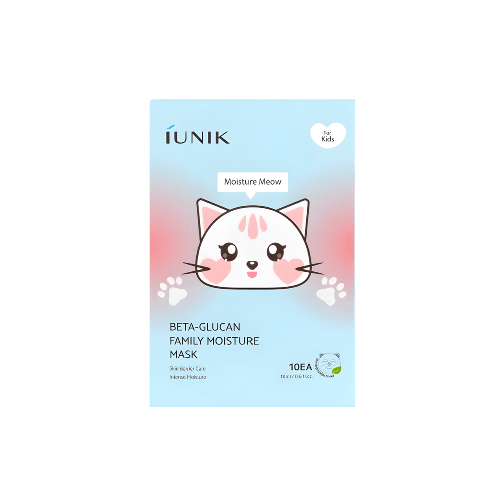 Beta Glucan Family Moisture Mask Box For Kids [10pcs]