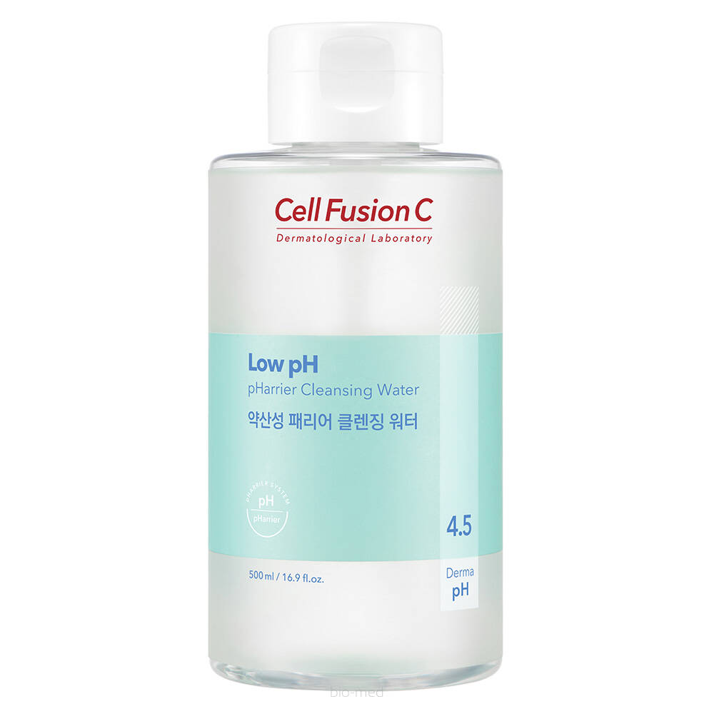 Cell Fusion C Low pH pHarrier Cleansing Water, 500ml oil-free micellar water for gentle facial cleansing