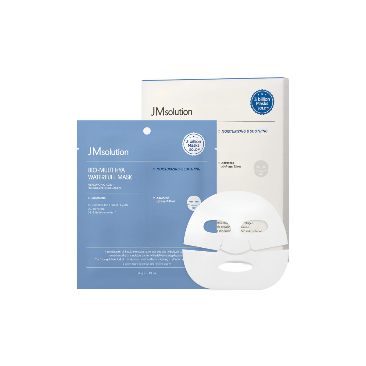 JMsolution Bio-Multi Hya Waterfull Mask Box [4pcs] | La Cosmetique