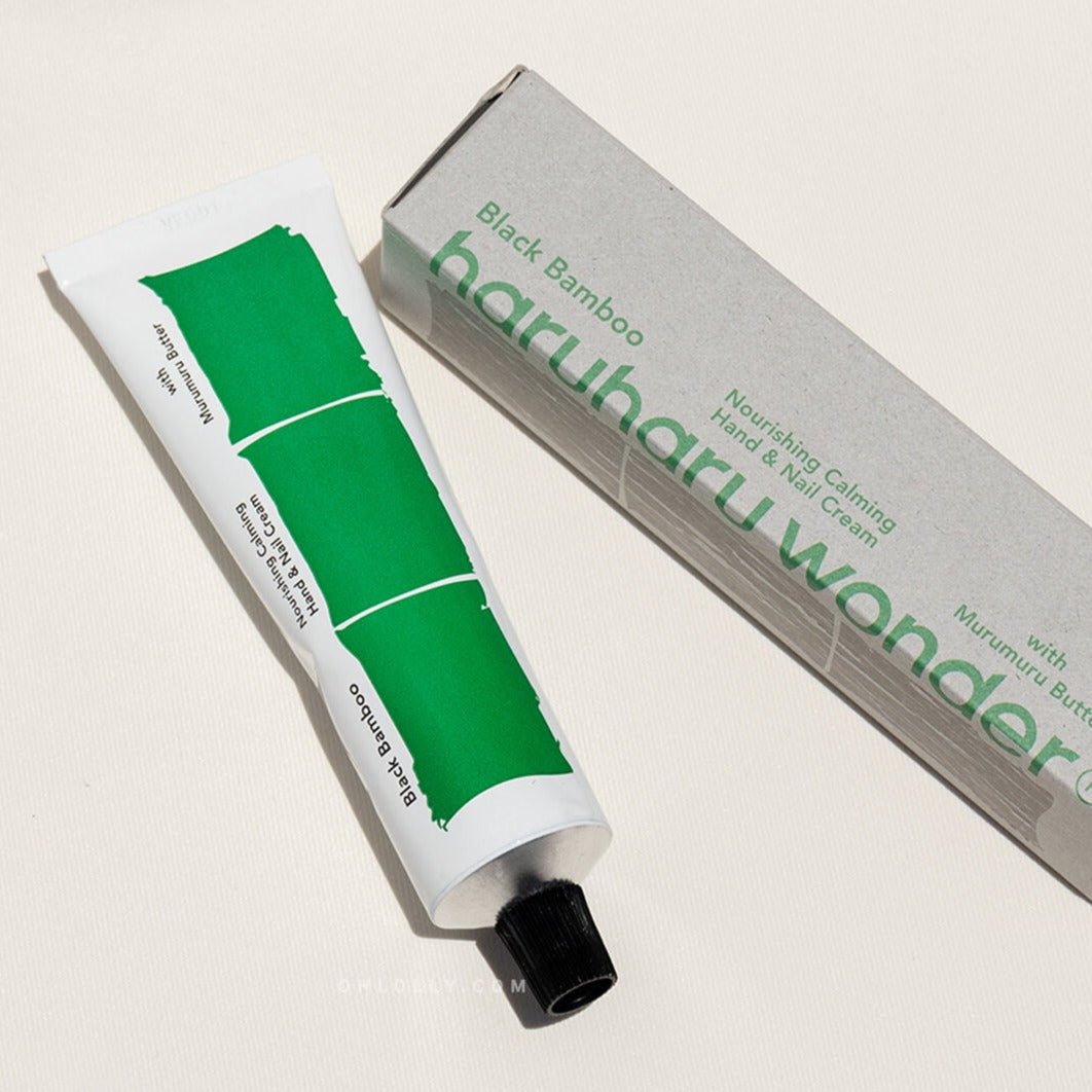 Haruharu Wonder Black Bamboo Nourishing Calming Hand & Nail Cream 50ml | La Cosmetique