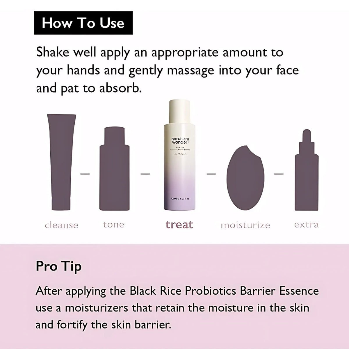 Haruharu Wonder Black Rice Probiotics Barrier Essence 120ml | La Cosmetique