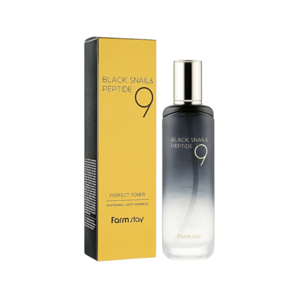 Farmstay Black Snail & Peptide 9 Perfect Toner [120ml] | La Cosmetique