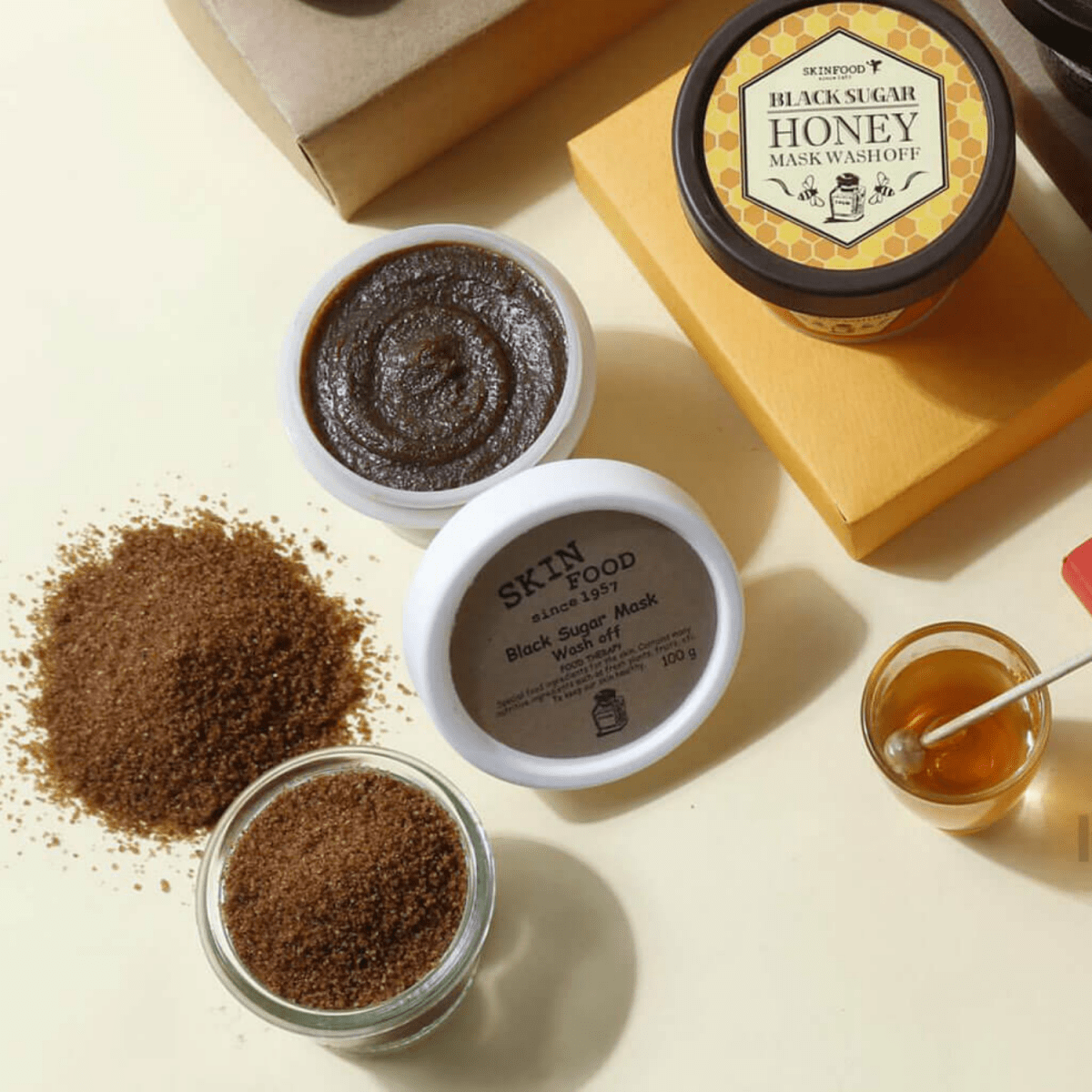 Skinfood Black Sugar Mask Wash Off [120g] | La Cosmetique