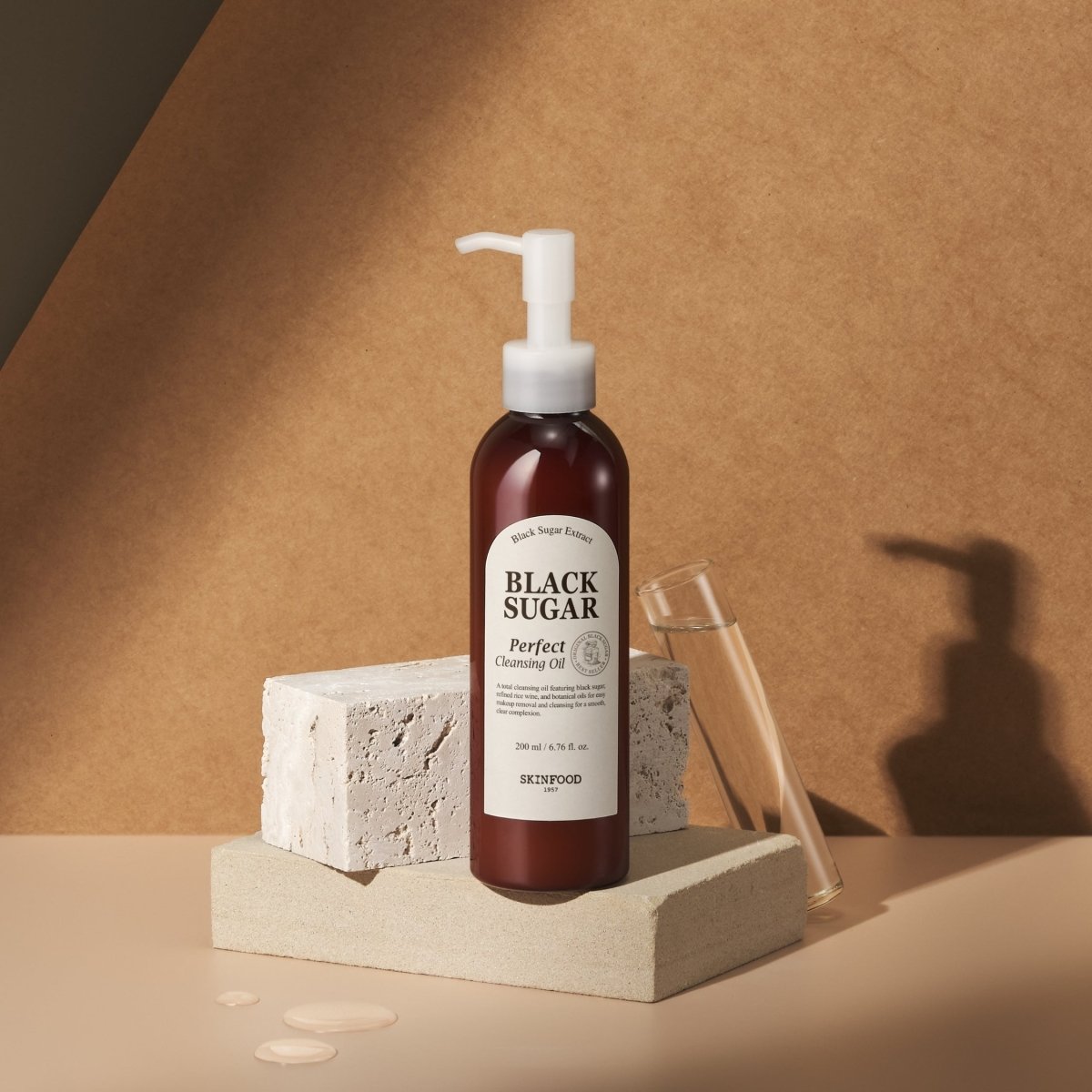 Skinfood Black Sugar Perfect Cleansing Oil [200ml] | La Cosmetique