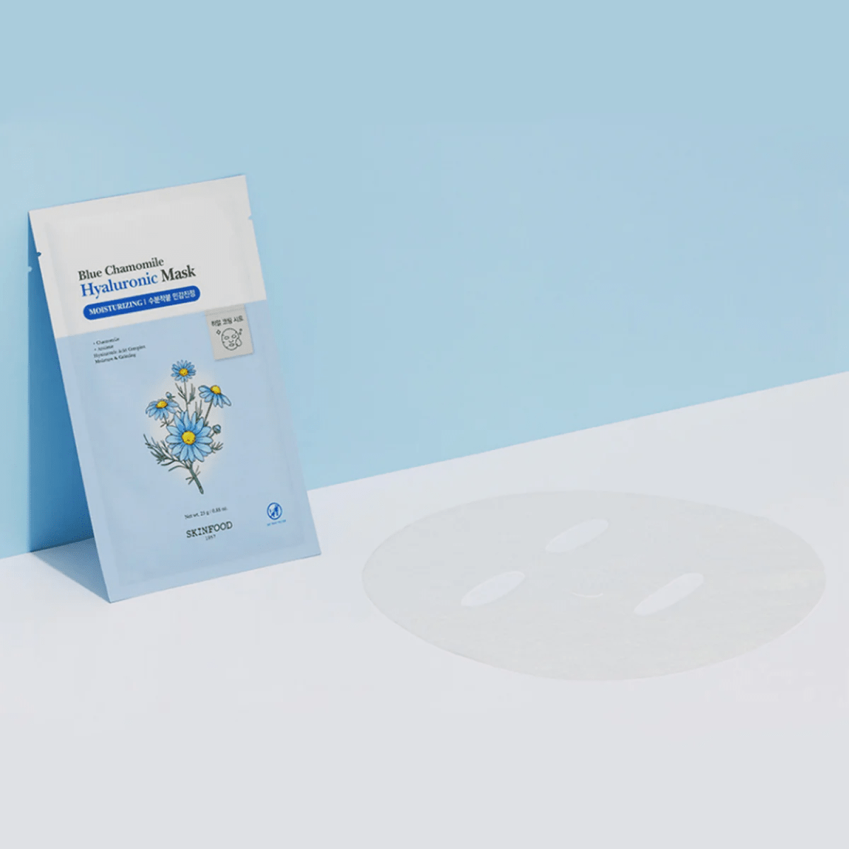 Skinfood Blue Chamomile Hyaluronic Mask [1pc] | La Cosmetique