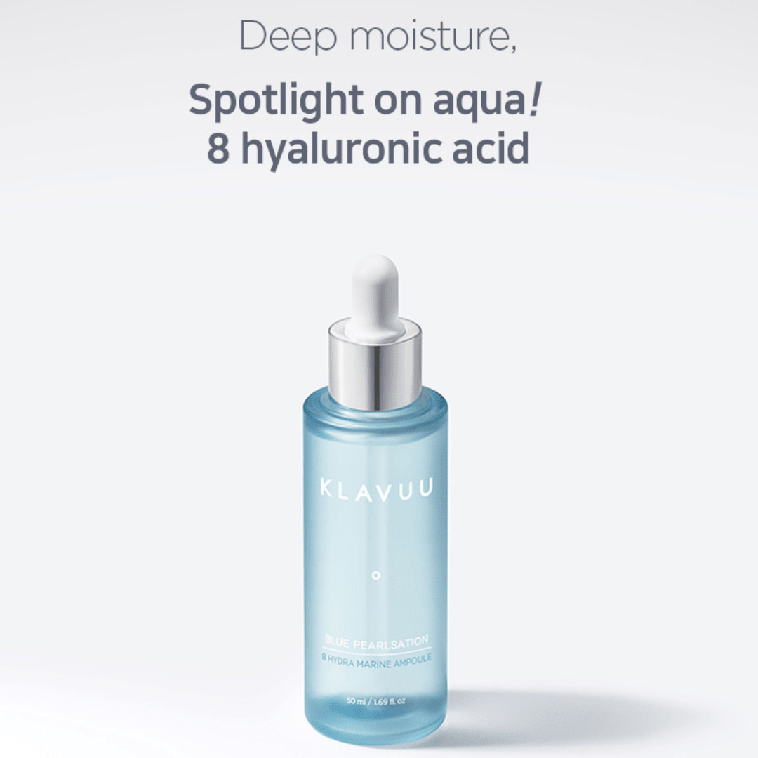 Klavuu Blue Pearlsation 8 Hydra Marine Ampoule 50ml | La Cosmetique