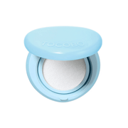 TOCOBO Blur Finish Mini Sun Cushion sunscreen compact with a smooth, matte finish and lightweight design for sun protection.