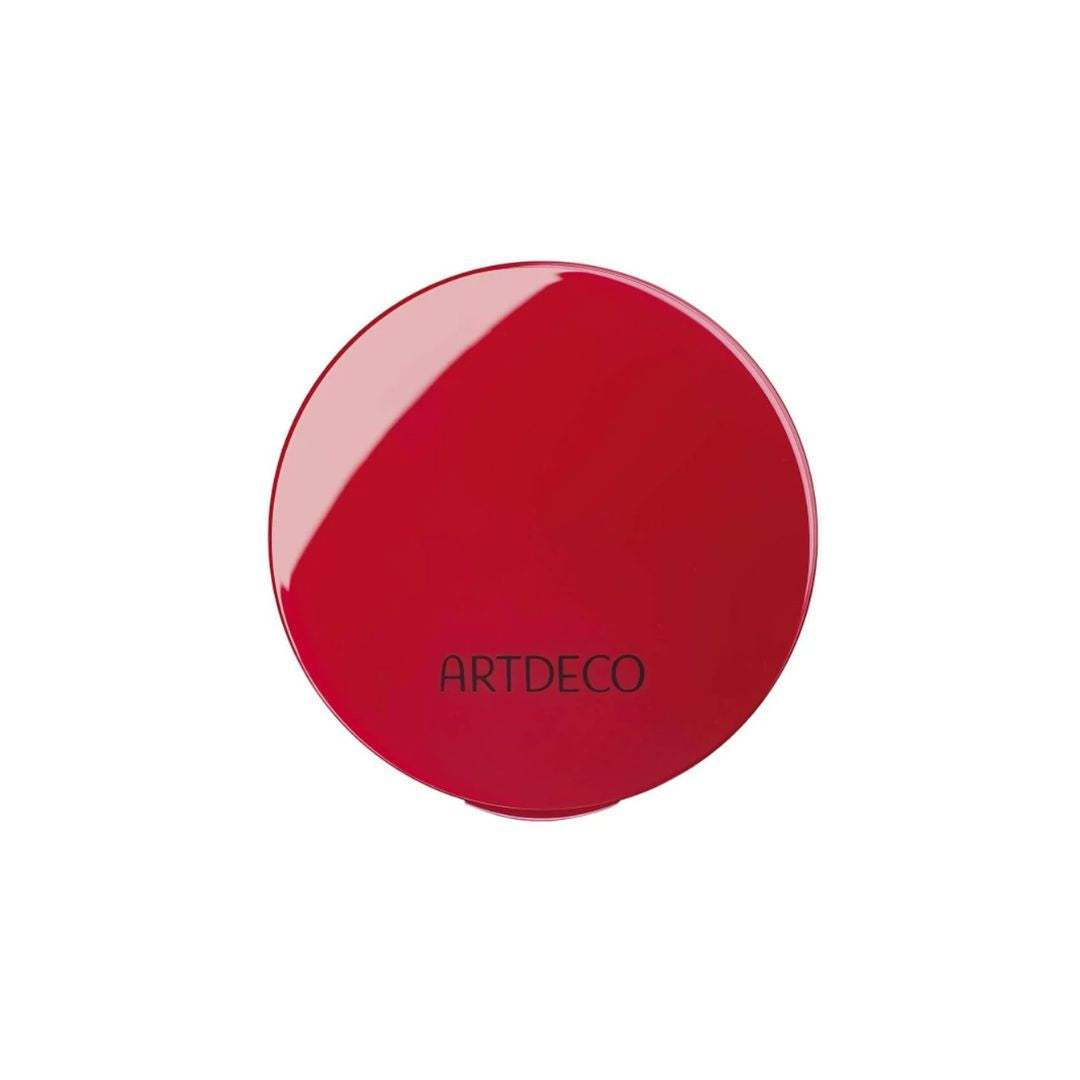 ARTDECO Blush Couture in shade 7B, a soft pink blush with a smooth powder texture, displayed in a sleek compact.