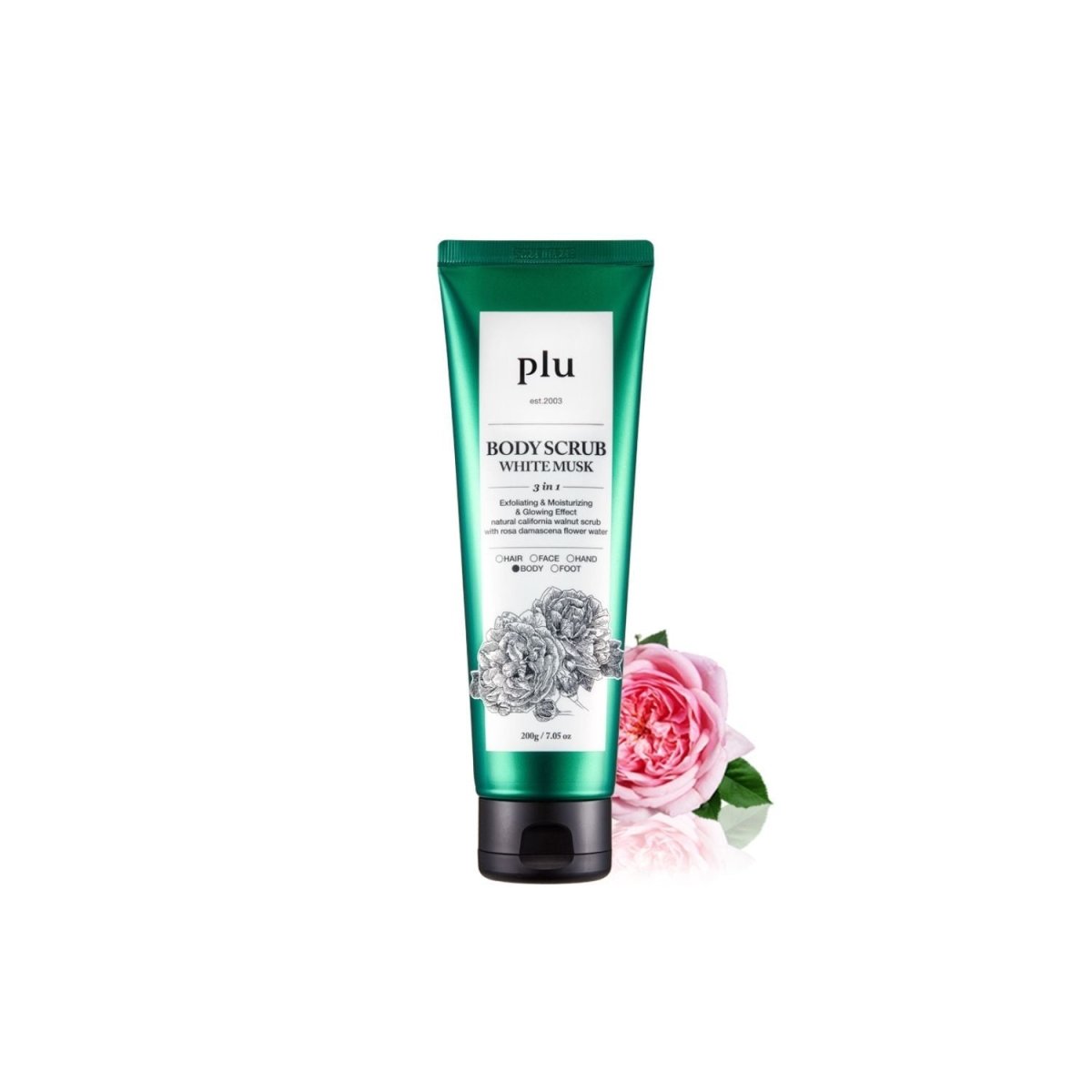 Plu Body Scrub White Musk 200g | La Cosmetique