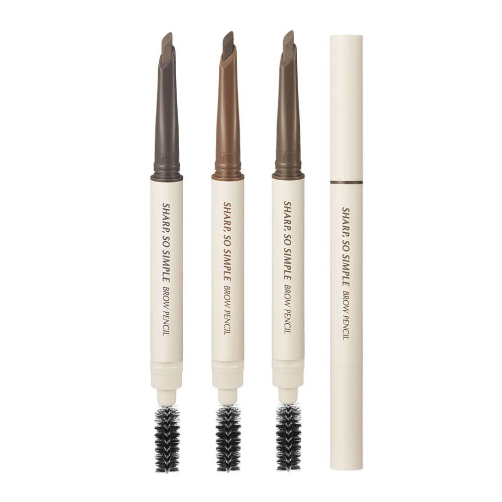 Clio Sharp So Simple Brow Pencil for precise eyebrow shaping and defining with a sleek, easy-to-use design.