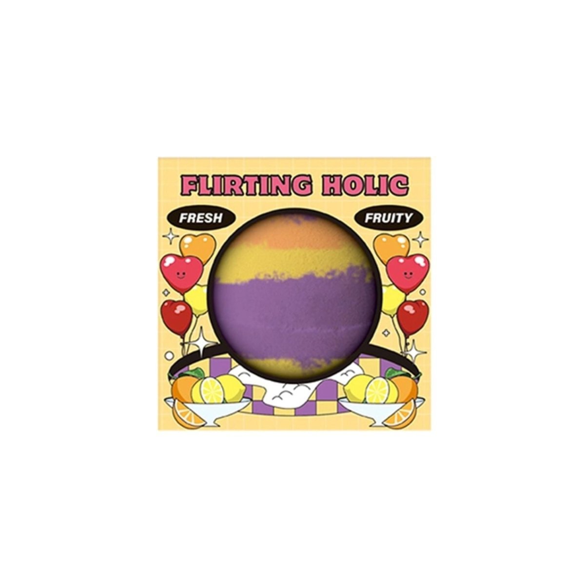 Plu Bubble Bath Bomb Flirting Holic 200g | La Cosmetique