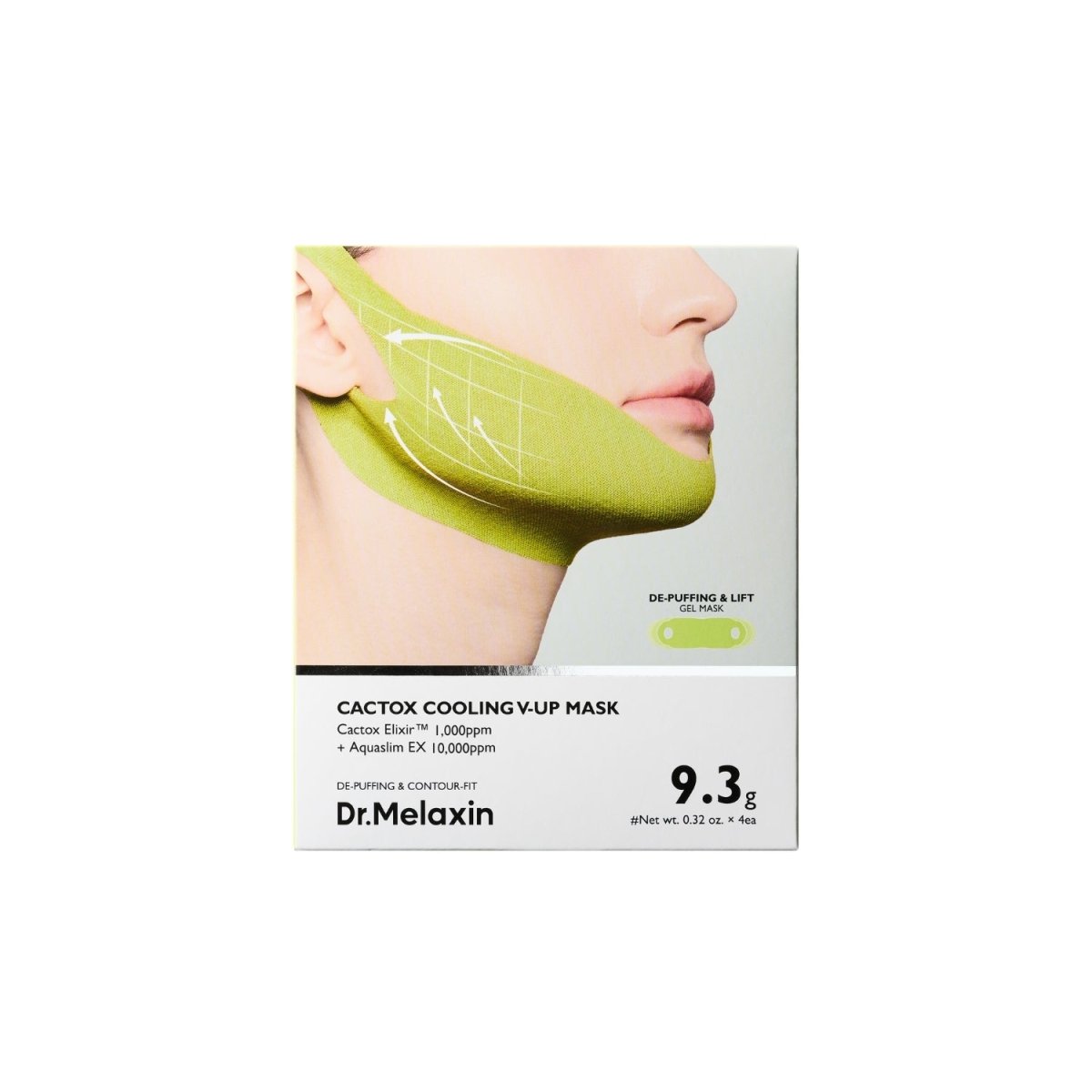 Dr.Melaxin Cactox Cooling V-Up Mask Box [4pcs] | La Cosmetique