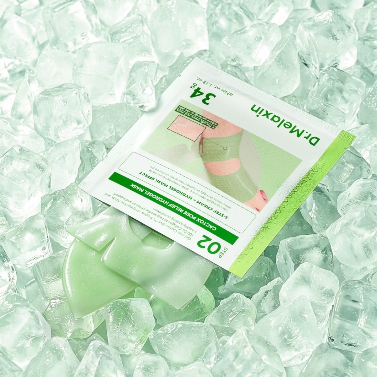 Dr.Melaxin Cactox Pore Relief Jelly Cream Hydrogel Mask Box [4pcs] | La Cosmetique