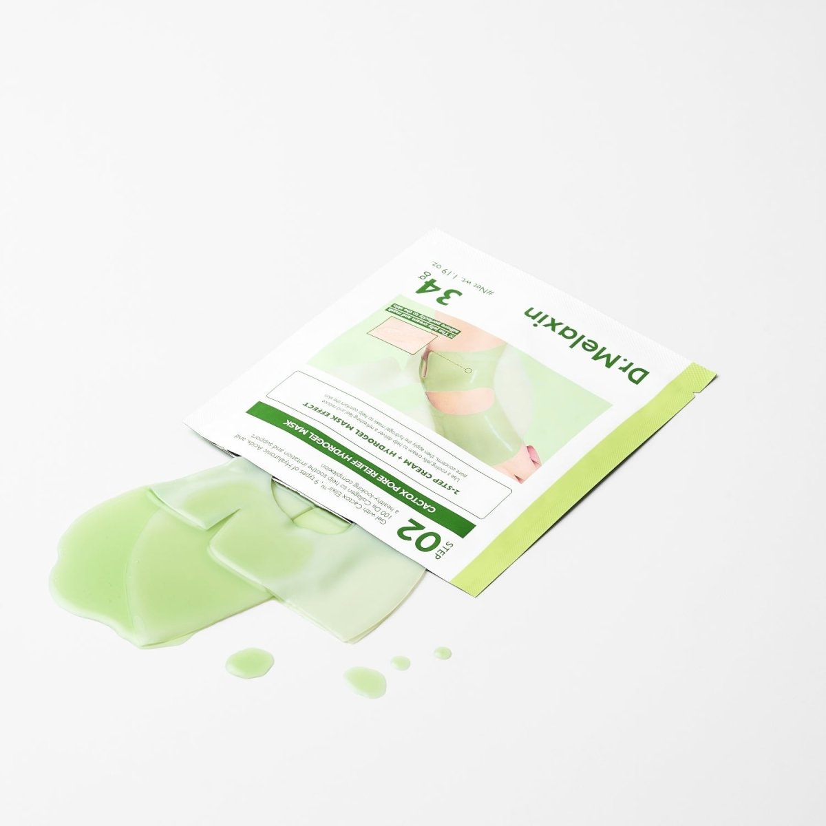Dr.Melaxin Cactox Pore Relief Jelly Cream Hydrogel Mask Box [4pcs] | La Cosmetique