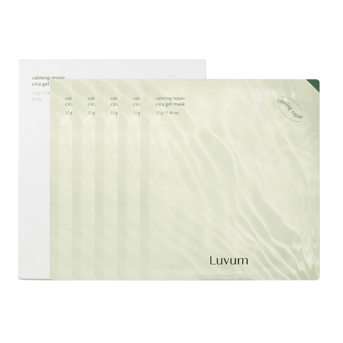 Luvum Calming Repair Cica Gel Mask Box (Twin Pack) | La Cosmetique