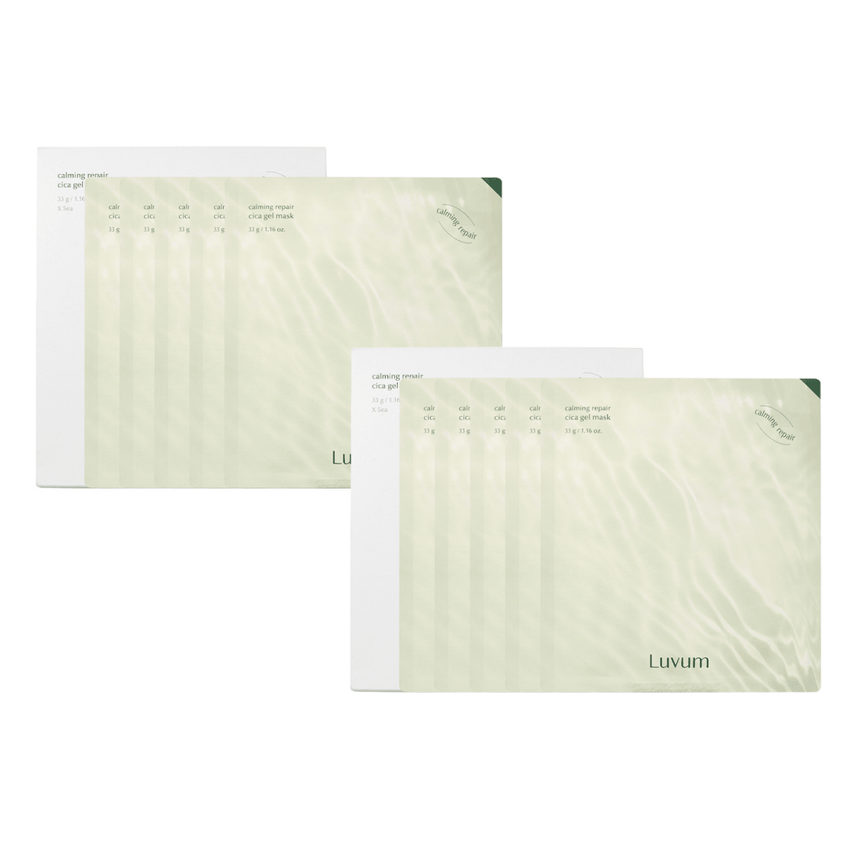 Luvum Calming Repair Cica Gel Mask Box (Twin Pack) | La Cosmetique