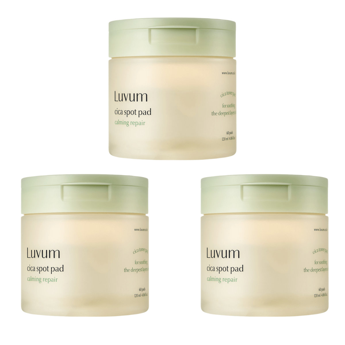 Luvum Calming Repair Cica Spot Pad (3 pack bundle) | La Cosmetique