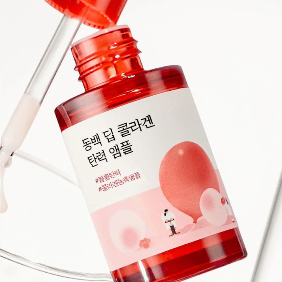 Round Lab Camellia Deep Collagen Ampoule 30ml | La Cosmetique