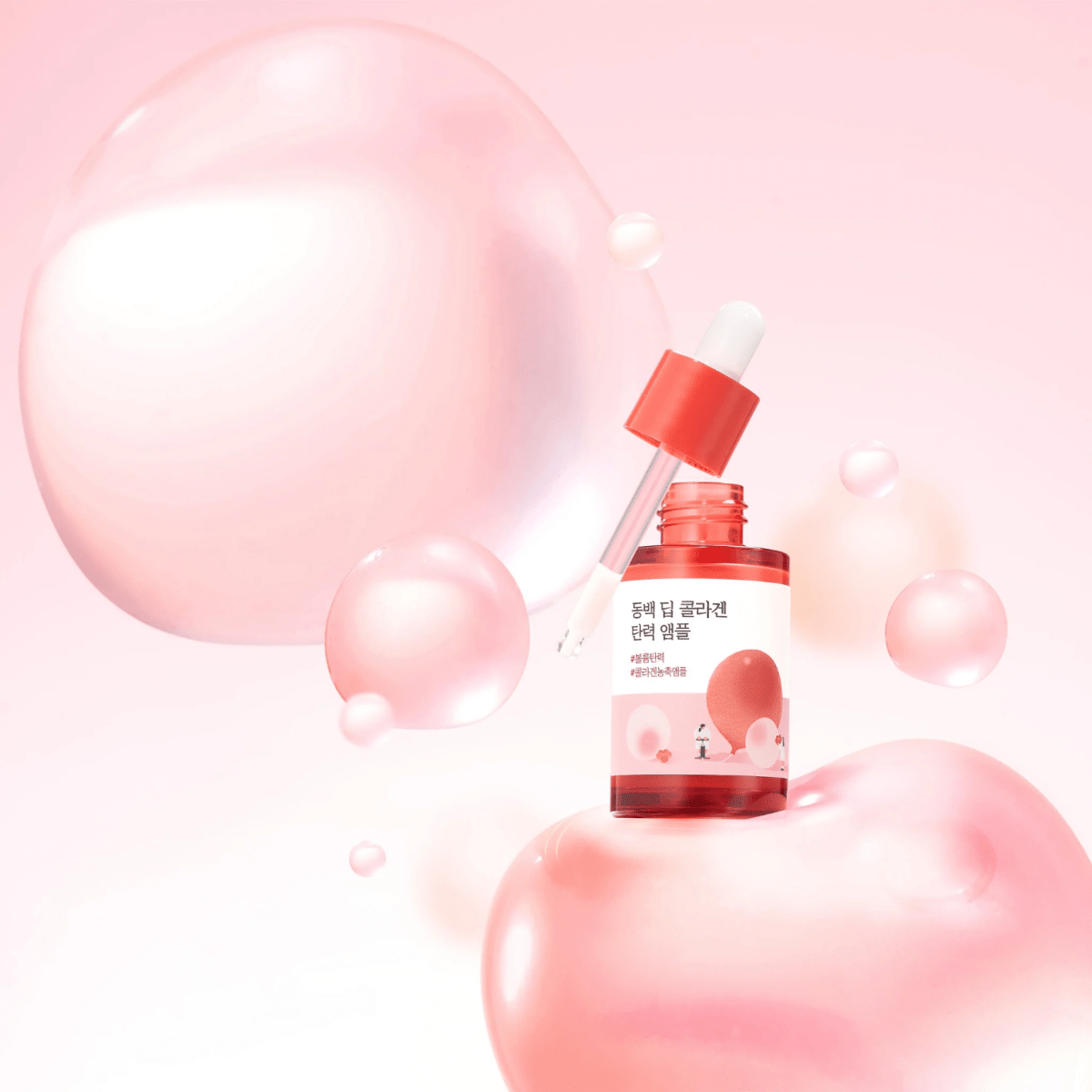 Round Lab Camellia Deep Collagen Ampoule 30ml | La Cosmetique