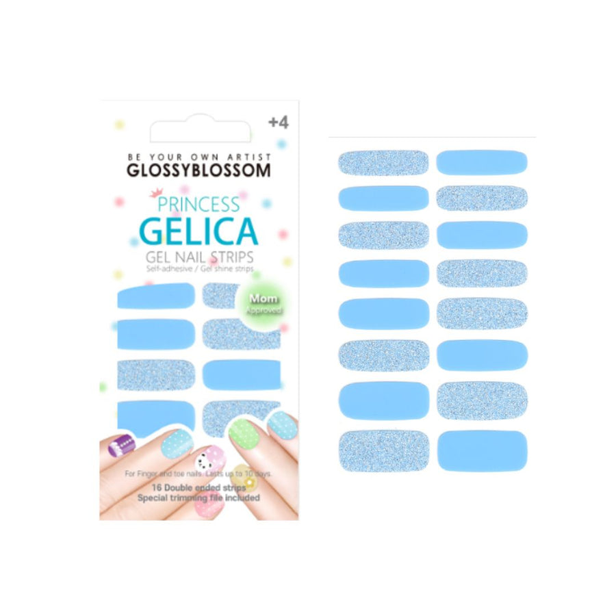 Glossy Blossom - Princess Gelica - Gel Nail Strips - Candy Soda - La Cosmetique Australia