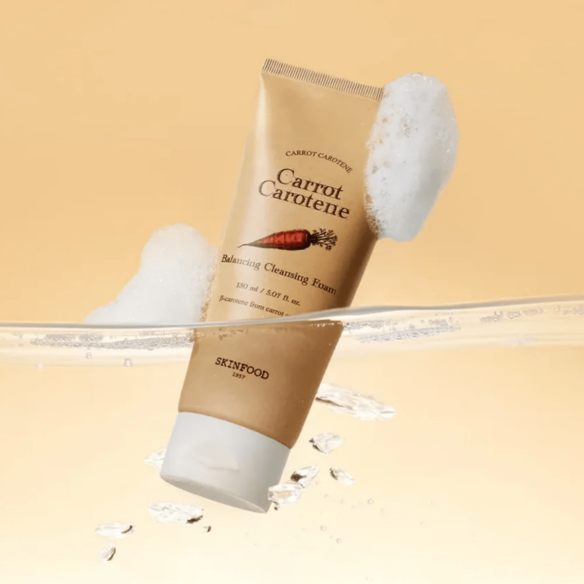 Skinfood Carrot Carotene Balancing Cleansing Foam [150ml] | La Cosmetique