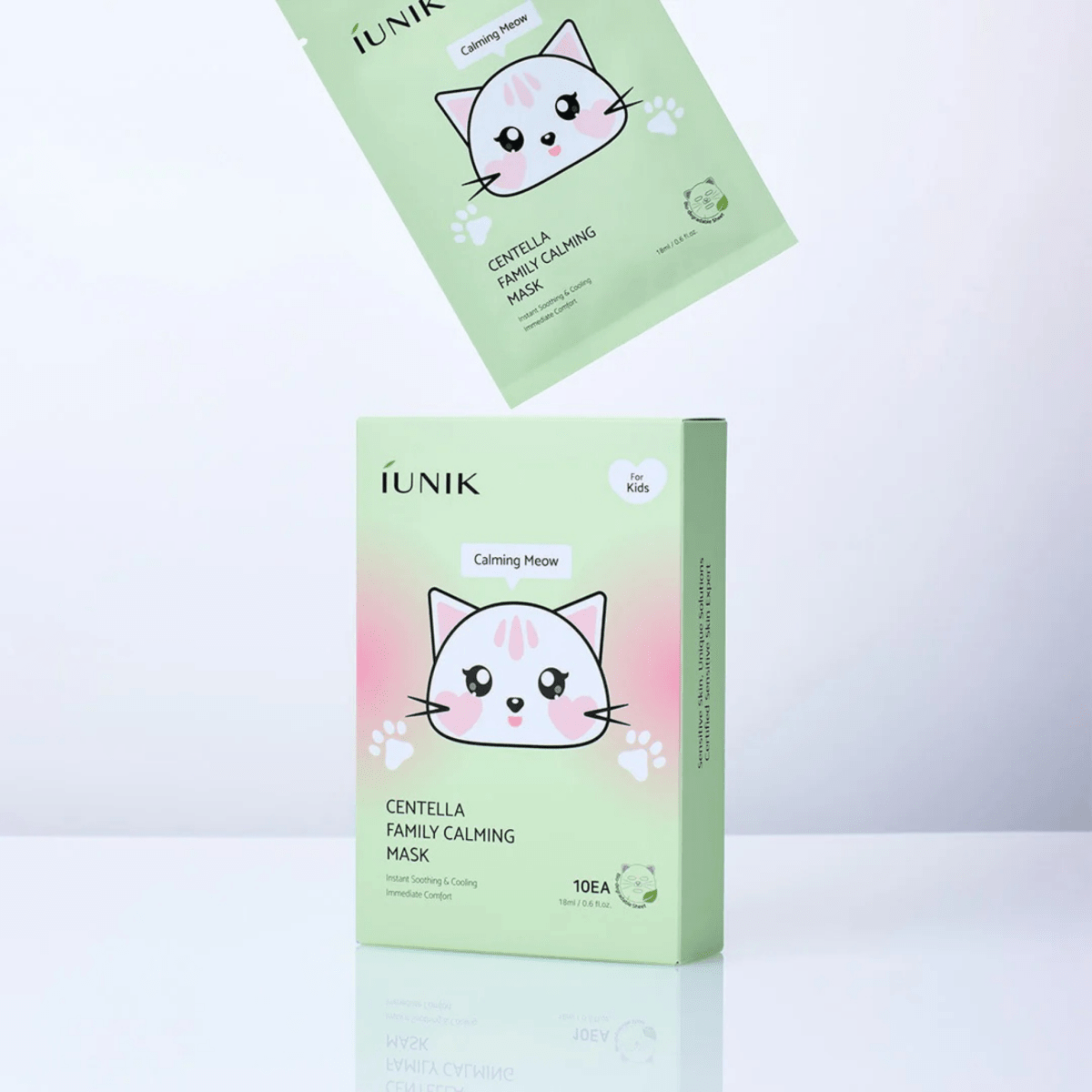 iUNIK Centella Family Calming Mask Box For Kids [10pcs] | La Cosmetique