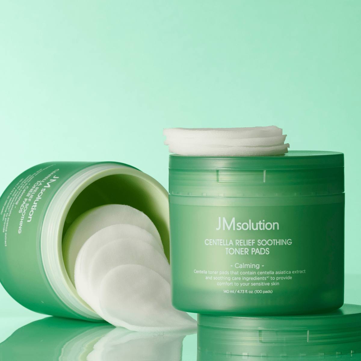 JMsolution Centella Relief Soothing Toner Pads [100 Pads] | La Cosmetique