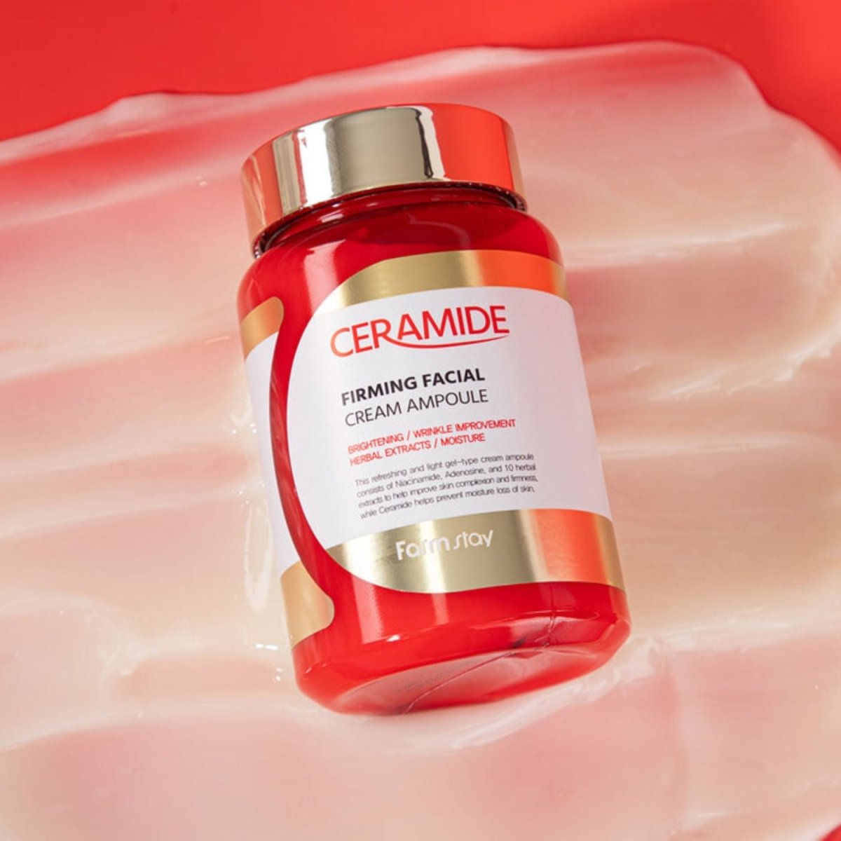 Farmstay Ceramide Firming Facial Cream Ampoule [250ml] | La Cosmetique