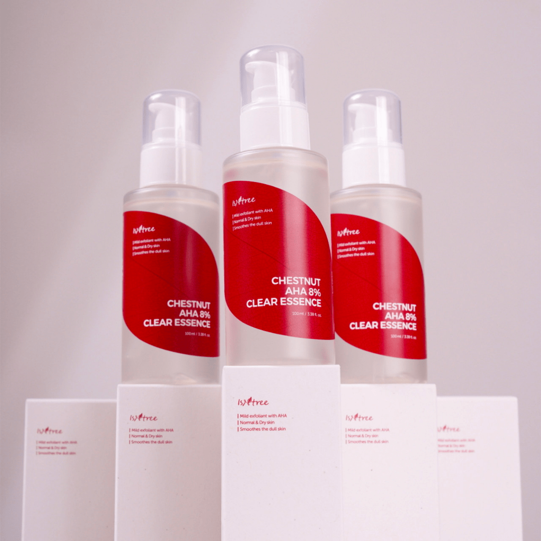 Isntree Chestnut AHA 8% Clear Essence 100 mL | La Cosmetique