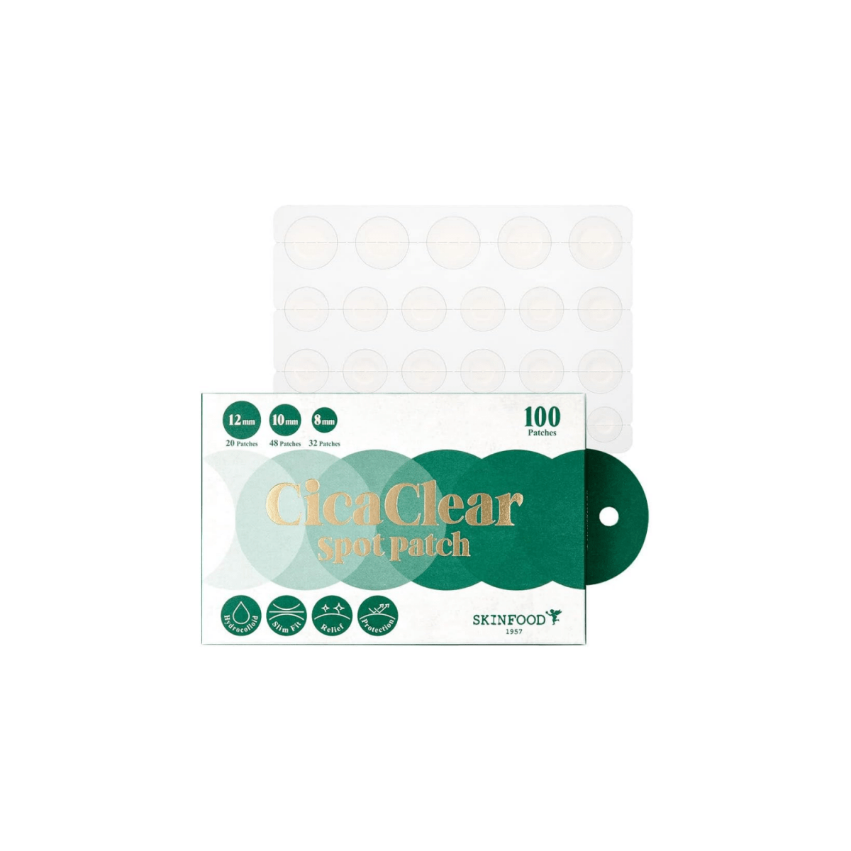 Skinfood Cica Clear Spot Patch [100pcs] | La Cosmetique