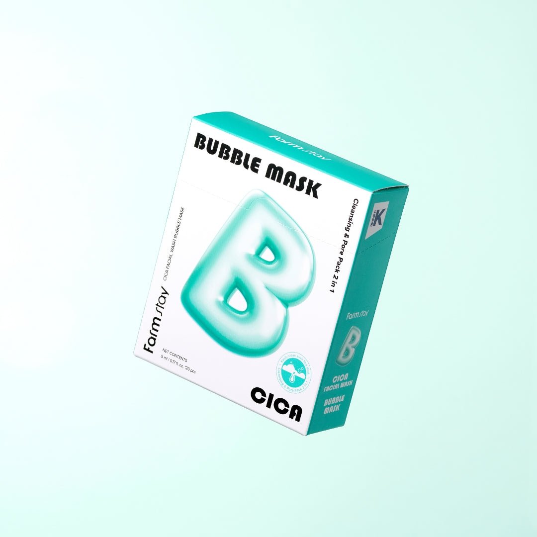Farmstay Cica Facial Wash Bubble Mask [20pcs] | La Cosmetique